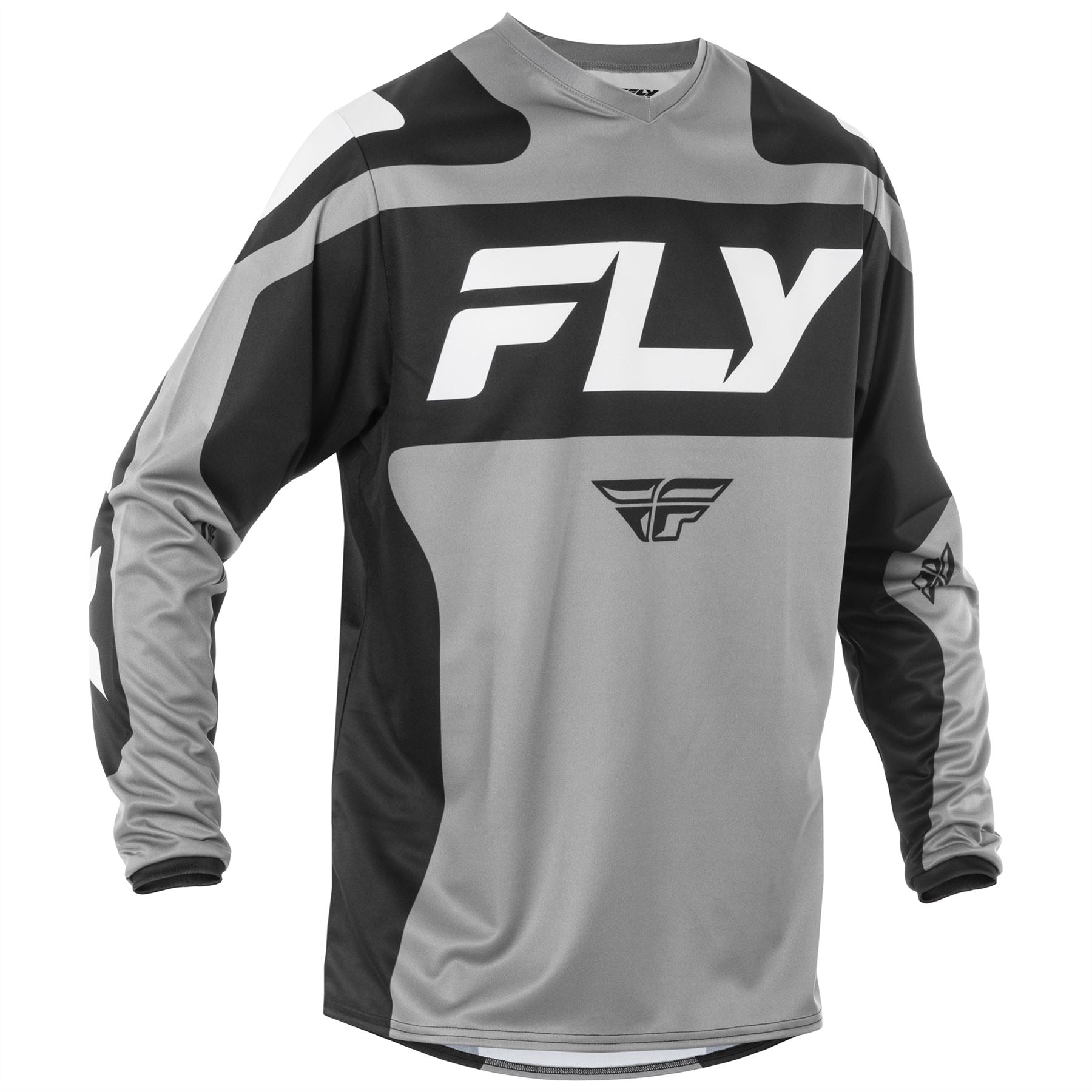 Fly Racing 2025 F-16 Motocross Jersey Black White